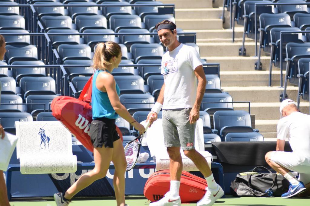 Halep Federer