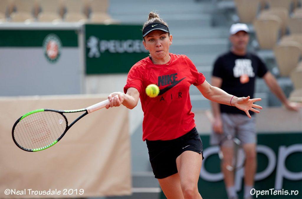 Halep antrenament