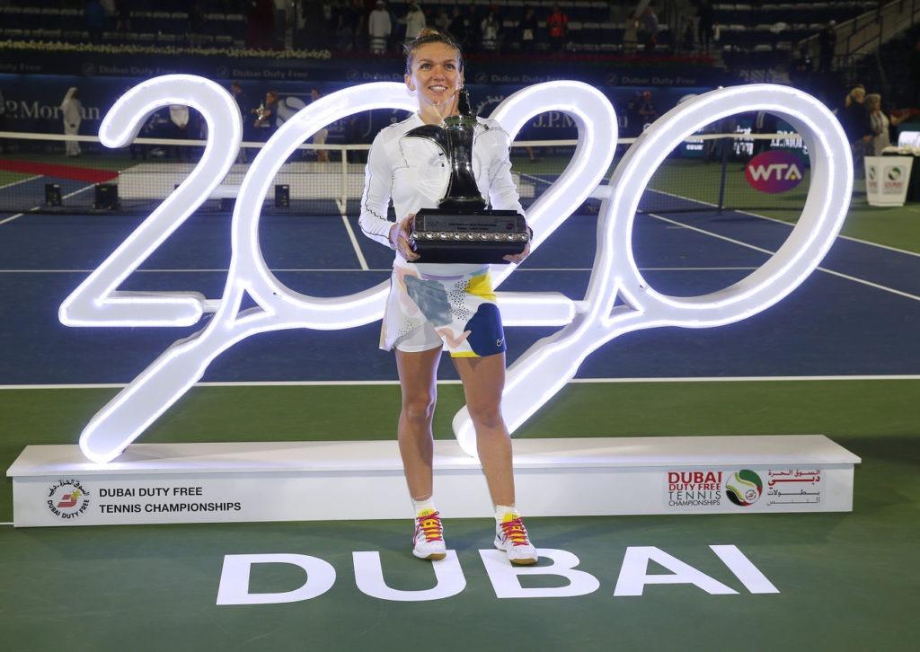 halep dubai trofeu