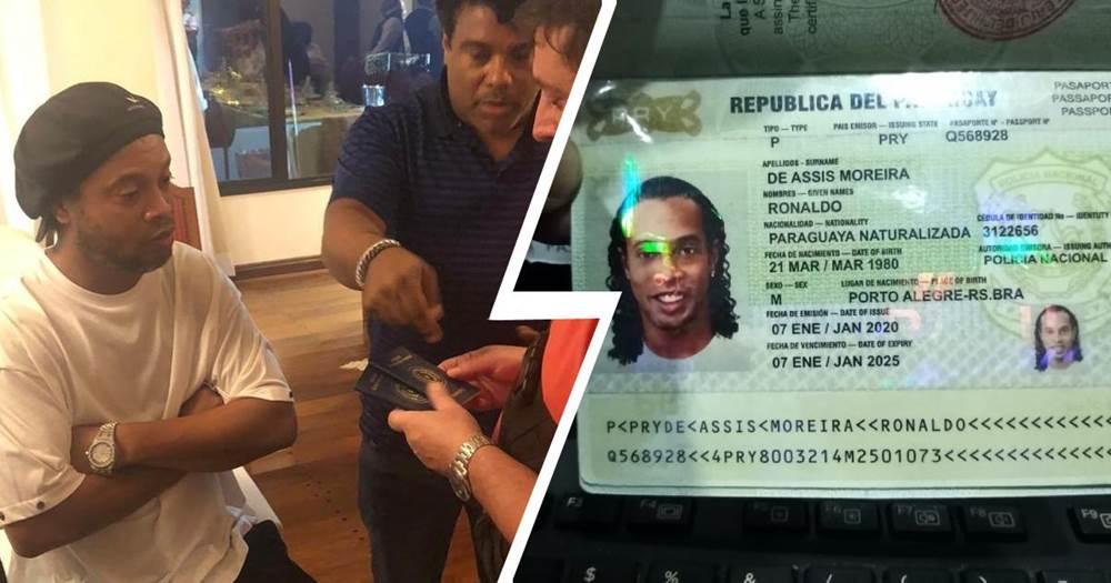 ronaldinho pasaport fals