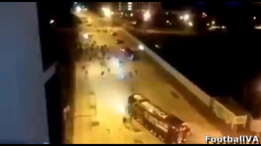 benfica bus atack