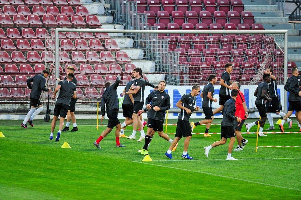 antrenament cfr cluj