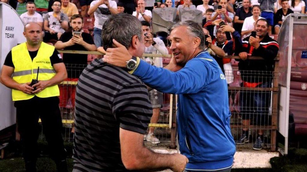 Gică Hagi și Dan Petrescu