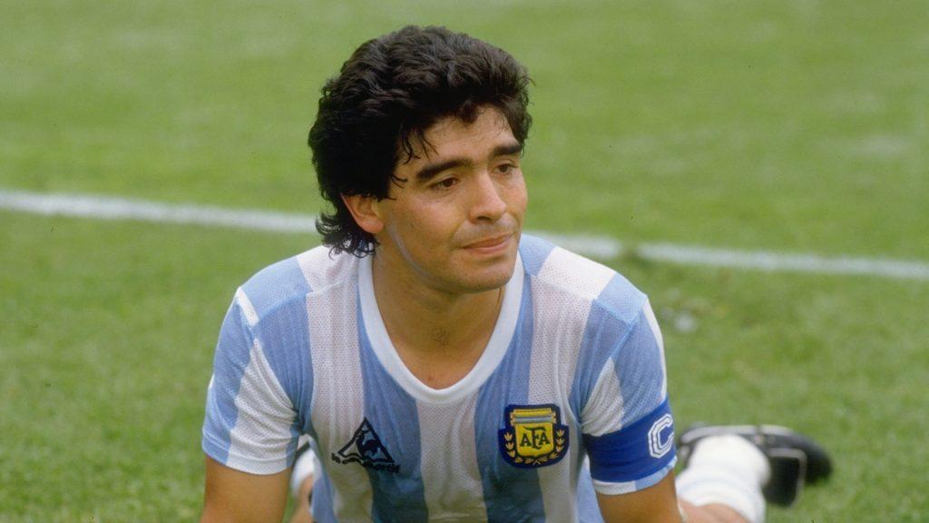 Diego Maradona of Argentina