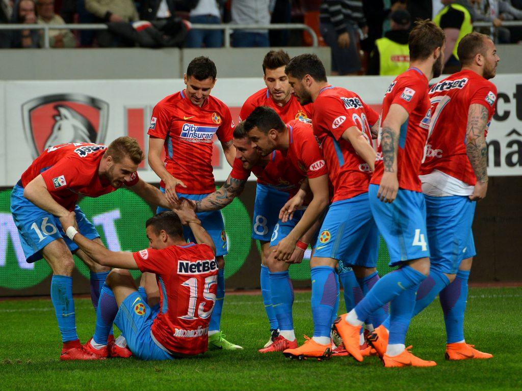 FOTBAL:FC STEAUA BUCURESTI-CS UNIVERSITATEA CRAIOVA, PLAY OFF LIGA 1 BETANO (9.04.2018)