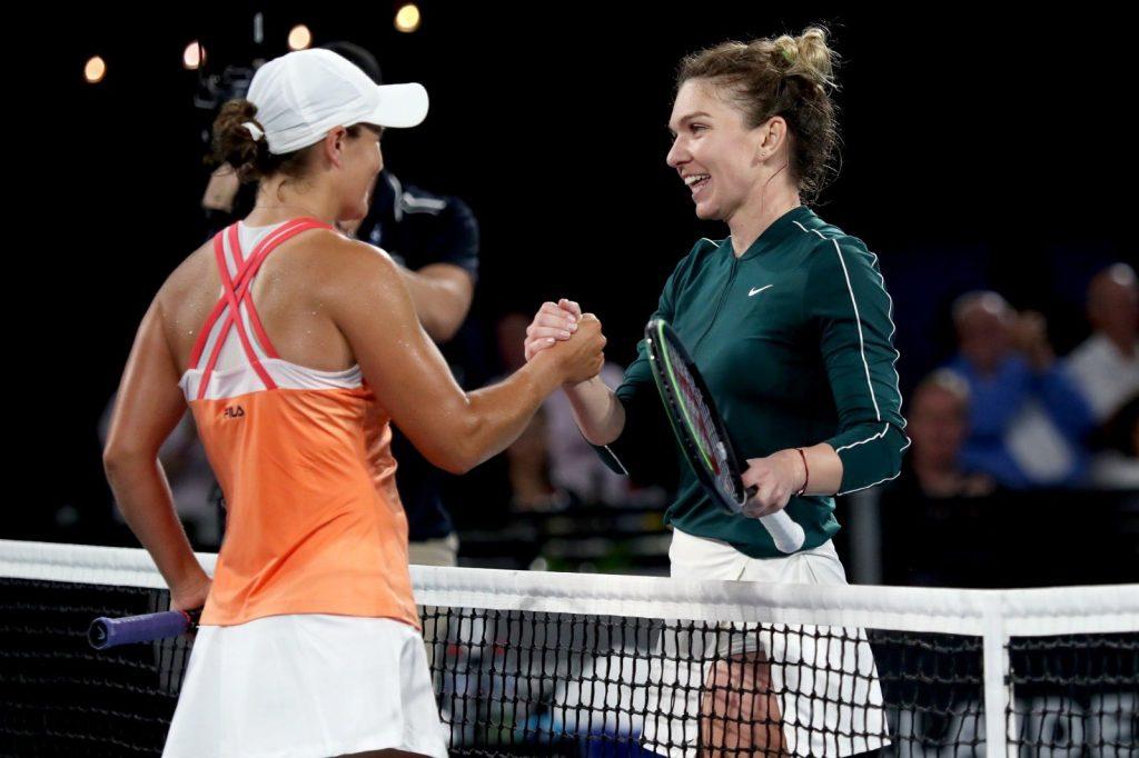 Simona Halep și Ashleigh Barty