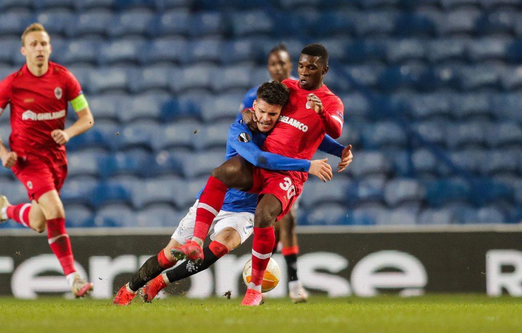 Rangers v Royal Antwerp, UEFA Europa League Round of 32 2nd Leg, Football, Ibrox Stadium, Glasgow, Scotland, UK – 25 Feb 2021