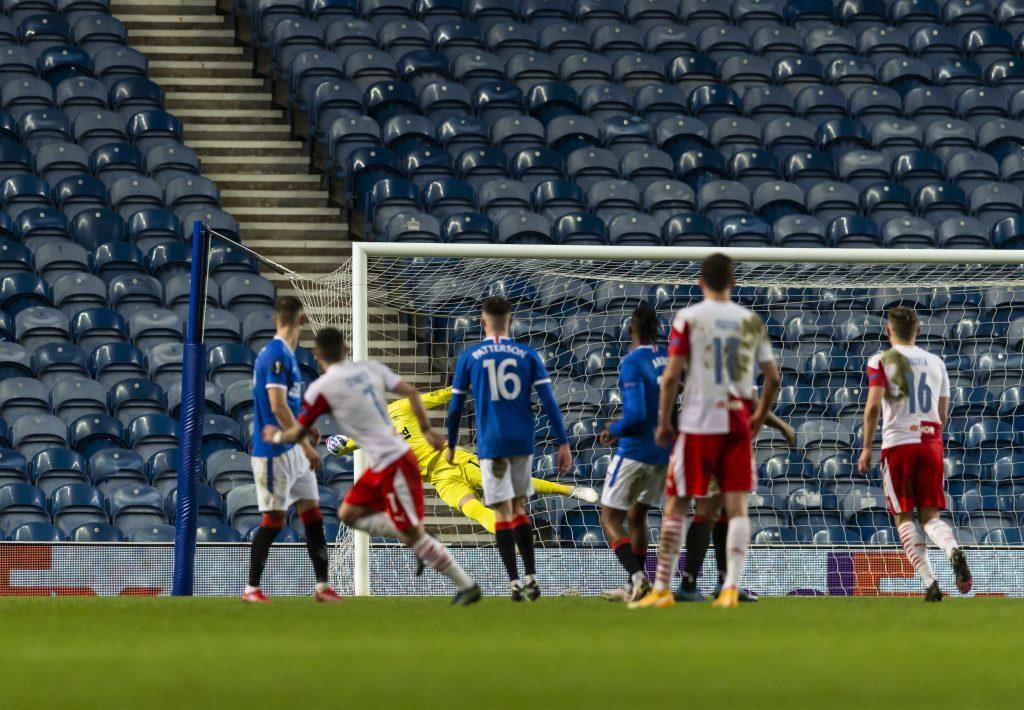 Rangers v Slavia Prague, UEFA Europa League, Round Of 16, Second Leg, Football, Ibrox Stadium, Glasgow, UK – 18 Mar 2021