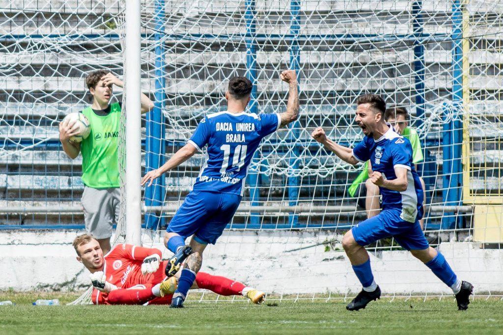 Dacia Unirea Brăila este ultima clasată în Liga 2