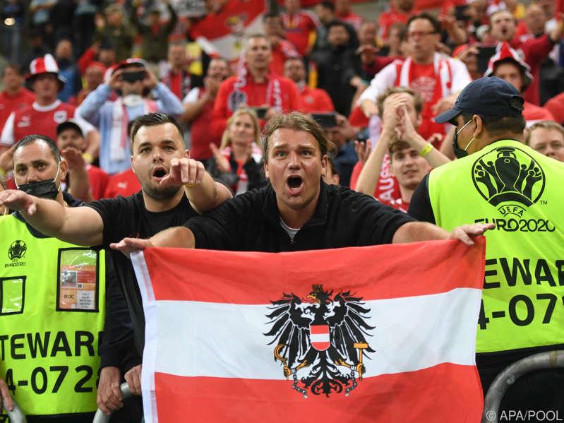 Fanii Austriei sunt pregătiți pentru spectacol