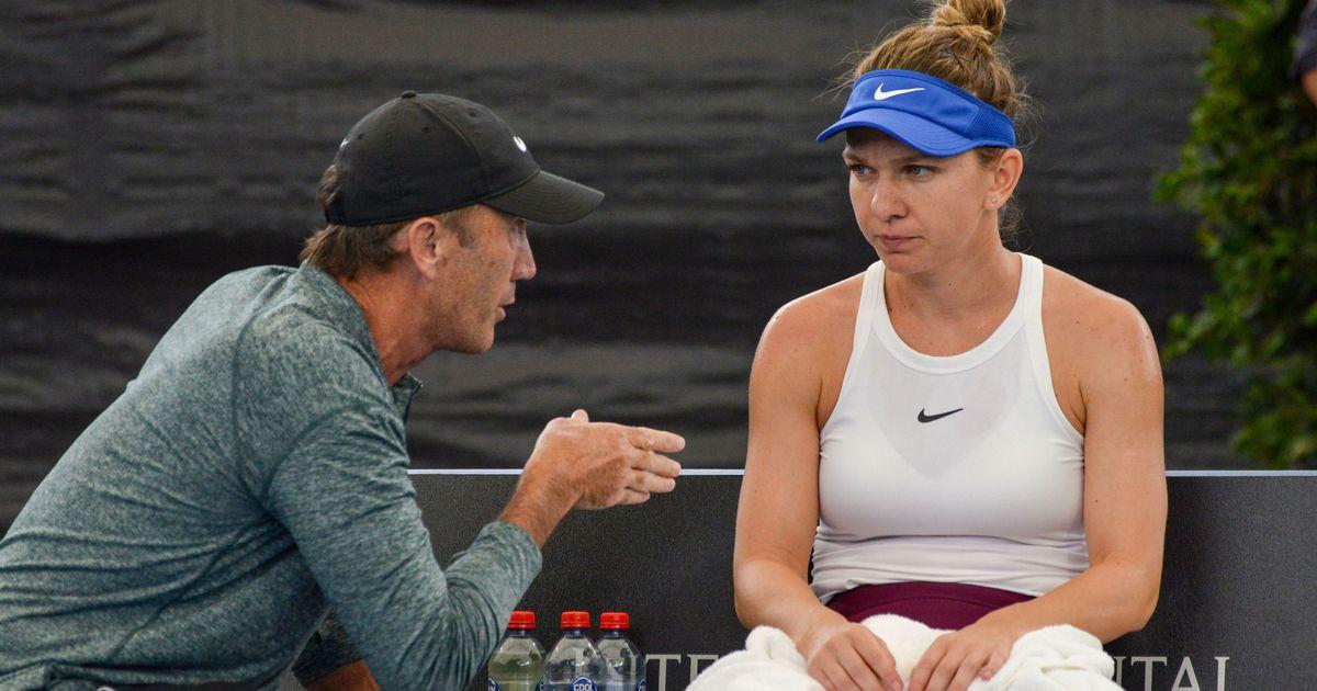 Simona Halep şi Darren Cahill