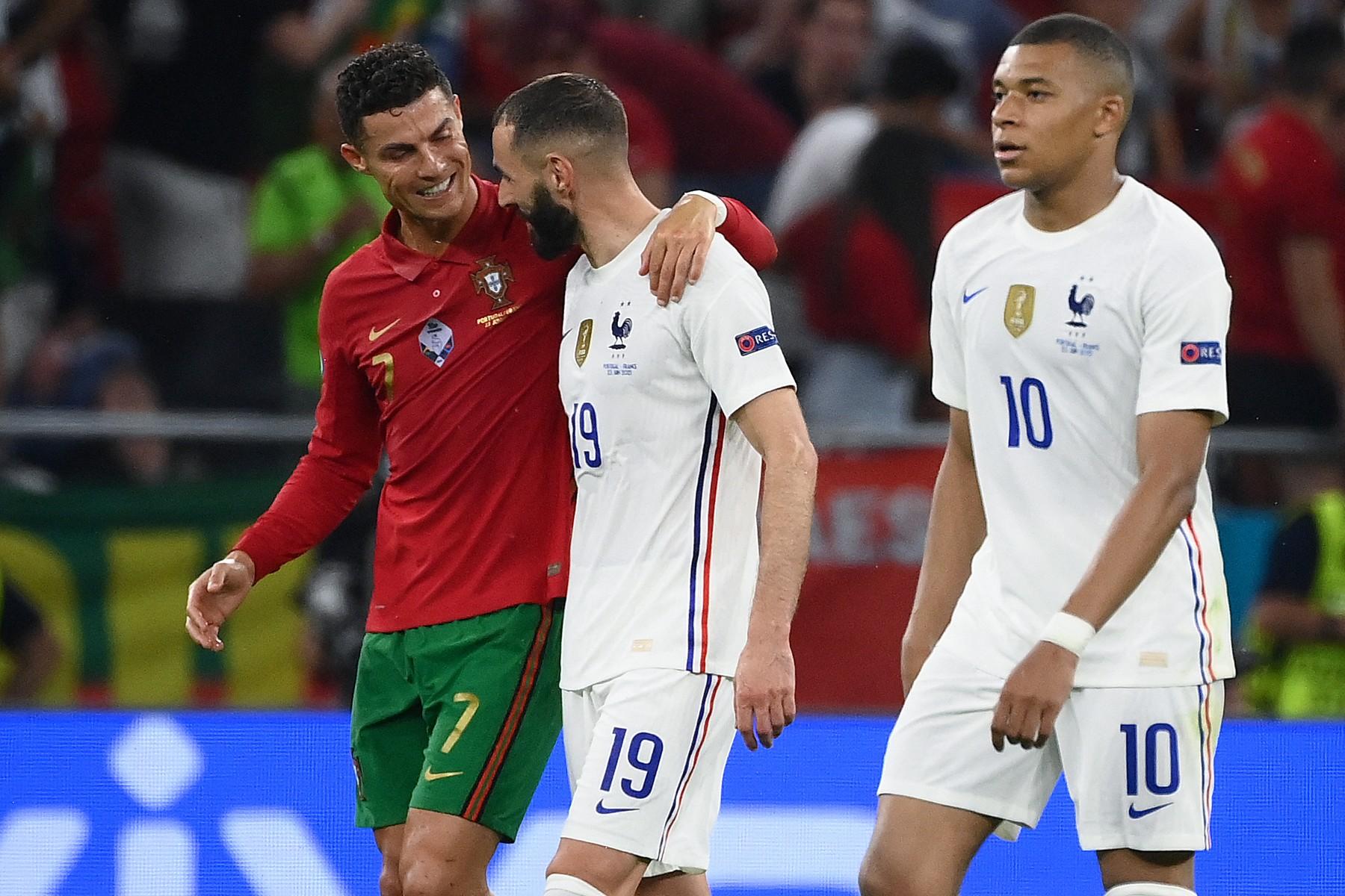 Cristiano Ronaldo, Benzema şi Mbappe. sursa foto: Profi Media Images