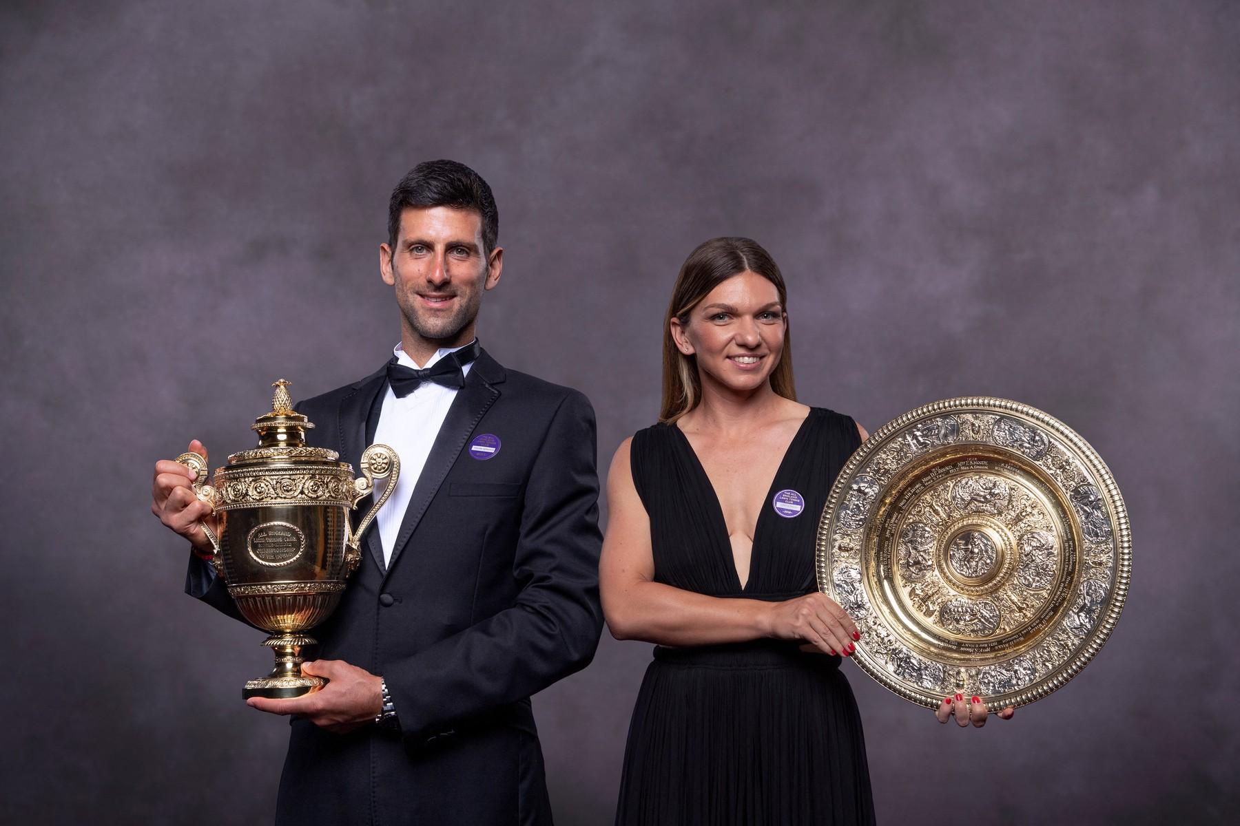 Djokovic și Halep, sursa- Profimedia Images