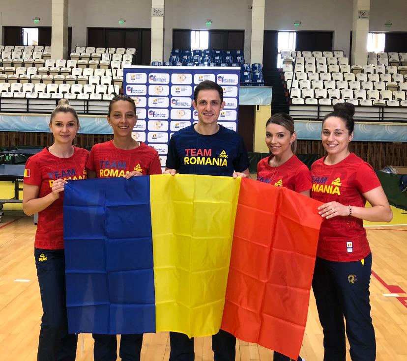 Componenții lotului de tenis de masă al României