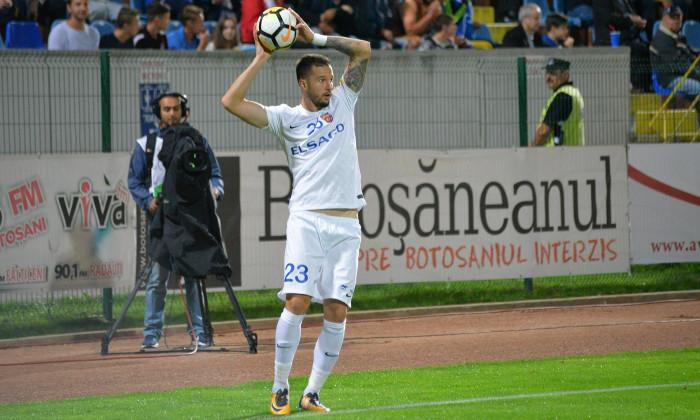 Dumitraș, pe vremea când evolua pentru FC Botoșani