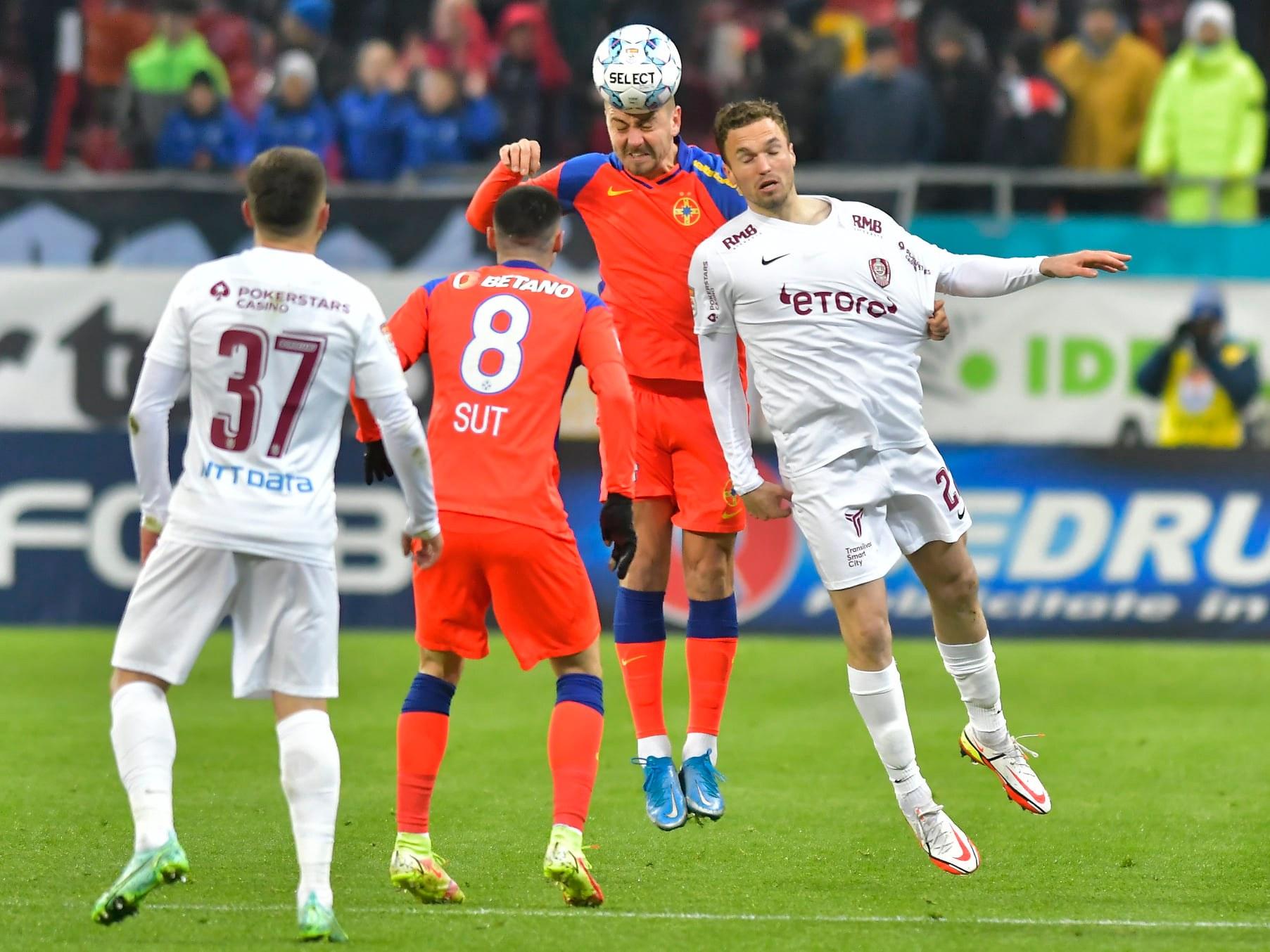 FCSB și CFR Cluj se întâlnesc în utima etapă a play-off-ului într-un meic ce poate fi decisiv pentru titlul de campioană