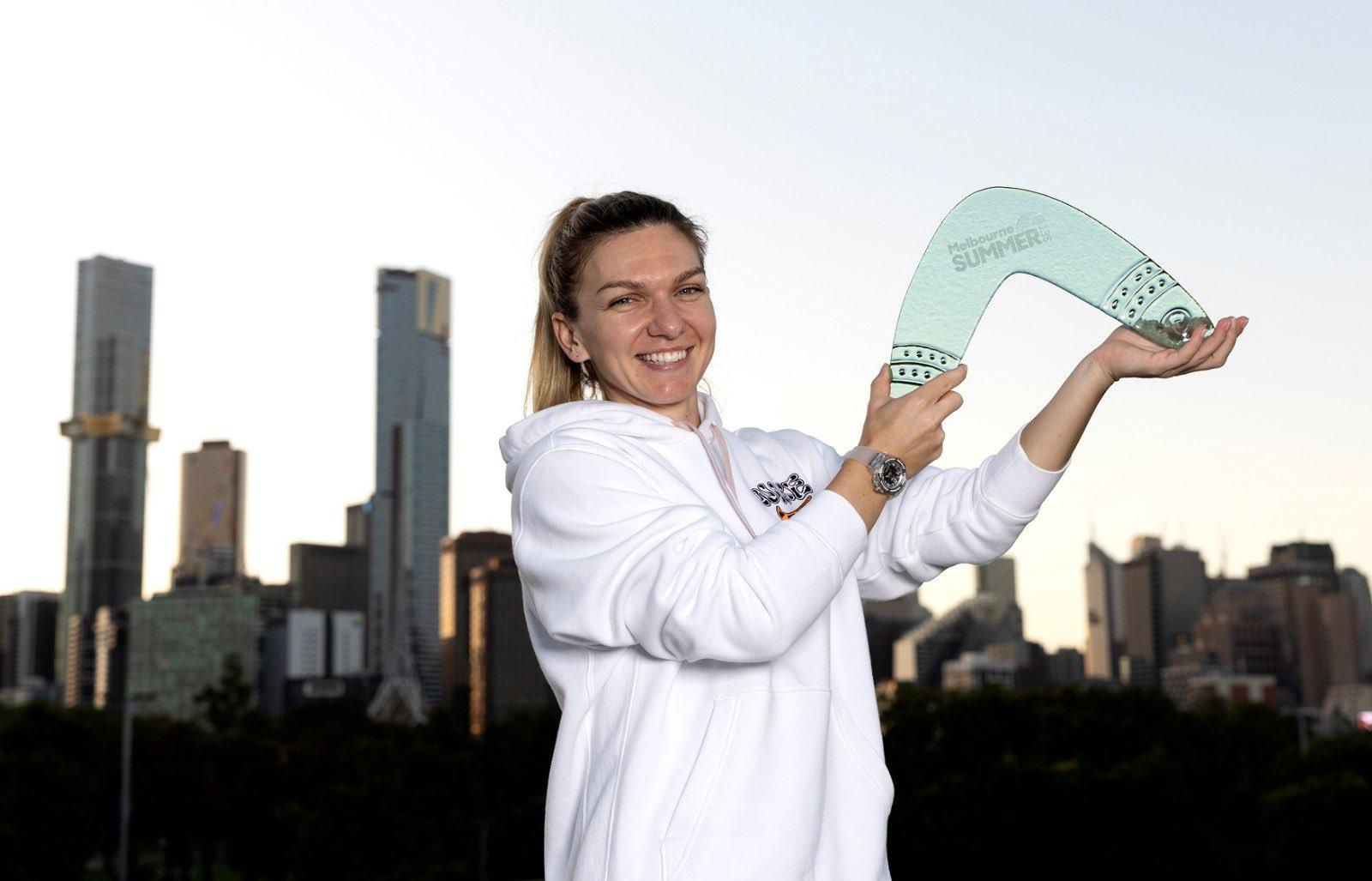 Simona Halep/Sursa foto: Twitter