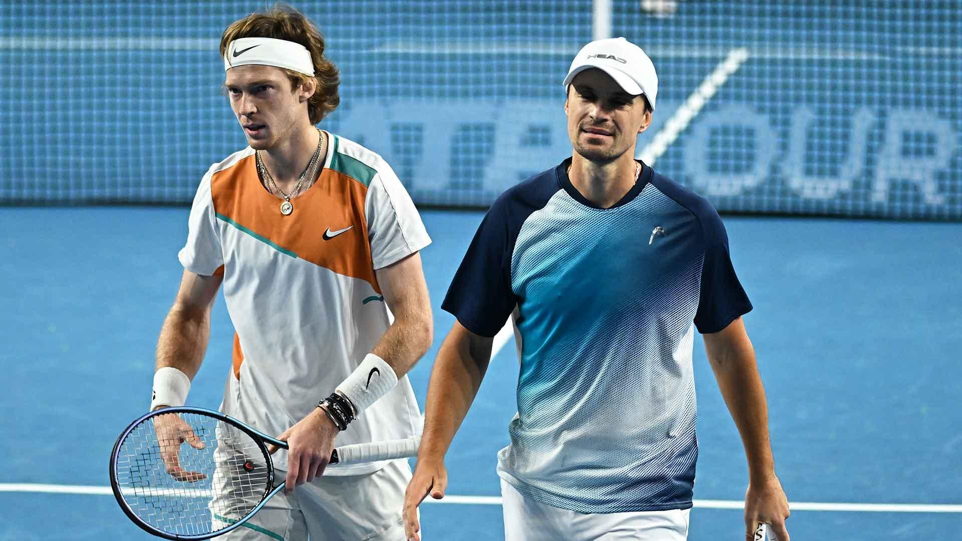 Rublev și Molchanov, în concursul de dublu de la Marsilia, sursă foto: ATP