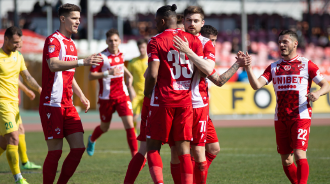 Imagine din amicalul lui DinamDinamo – Zimbru Chișinău s-a temrinat 2-0. Sursă foto: Pro Sport