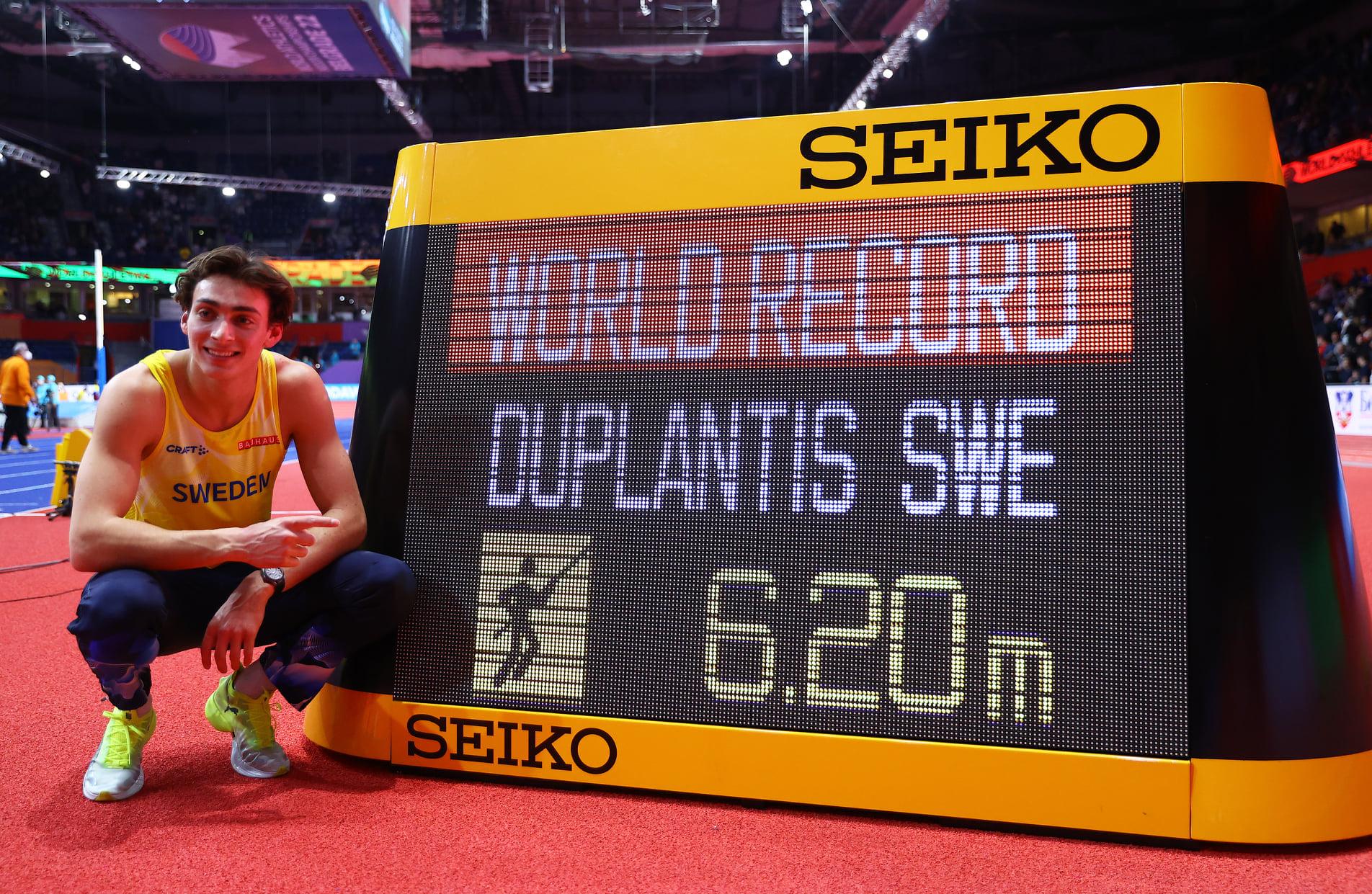 duplantis, record mondial