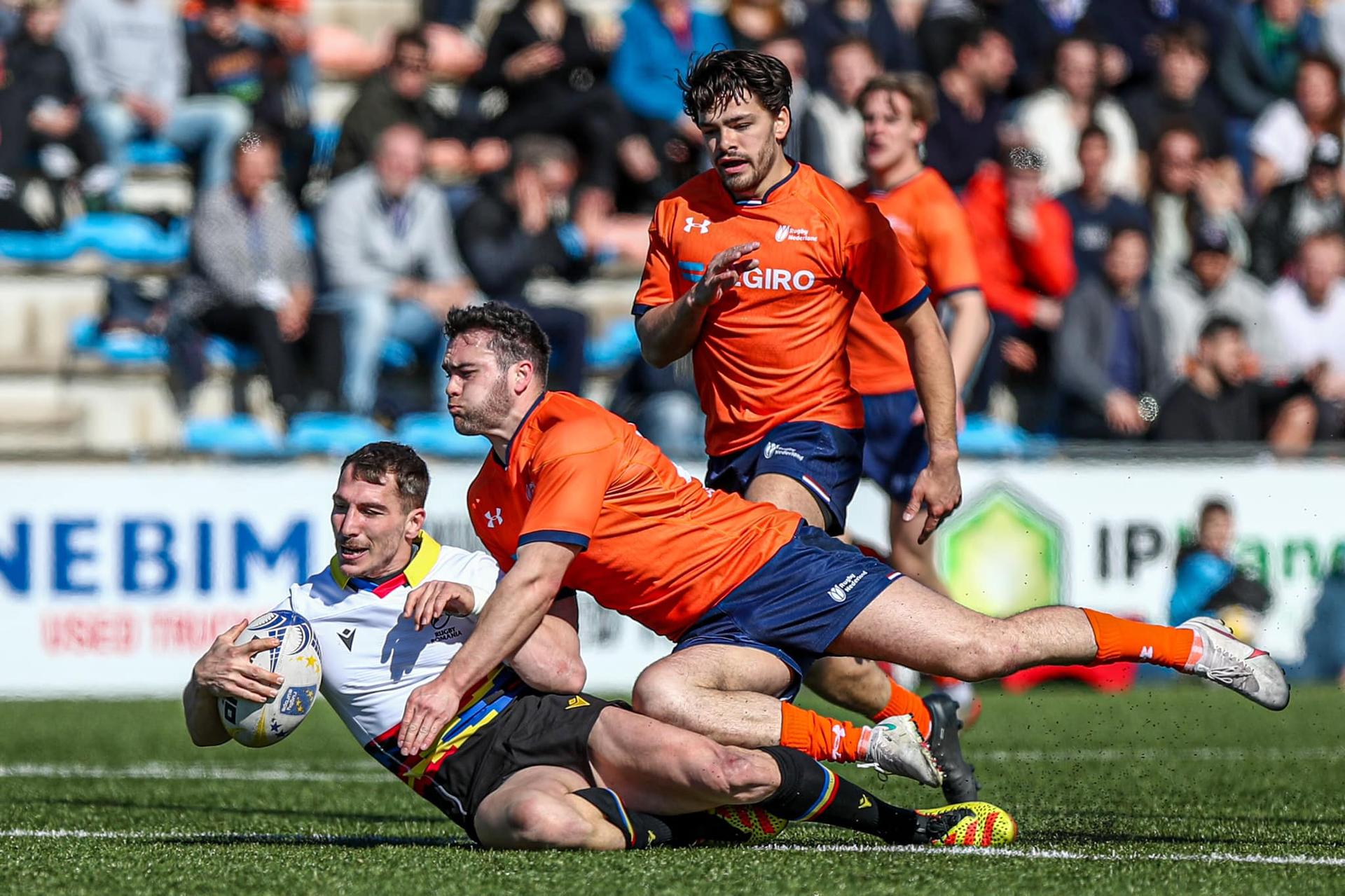 România s-a clasat pe locul 3 în Rugby Europe Championship și ar fi trebuit să joace un playoff pentru calificarea la Cupa Mondială, Sursă foto: Spotmedia