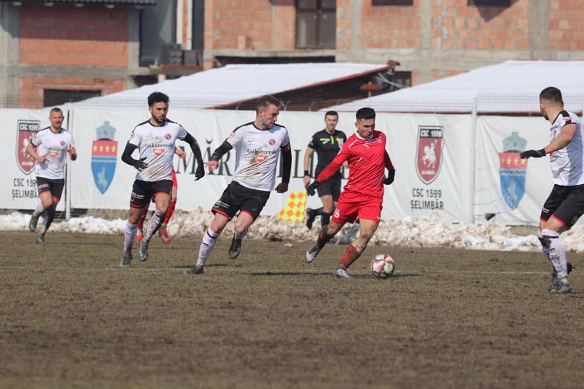 Imagine din meciul CSC Șelimbăr – Csikszereda, sursă foto: Tribuna