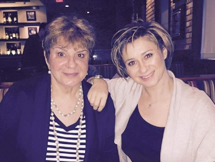 Anamaria Prodan, alături de mama ei