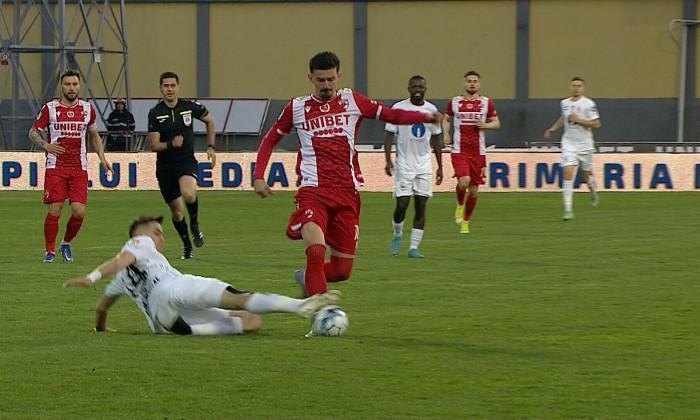Dinamo a câștigat al doilea meci în play-out, după ce a mai învins Chindia