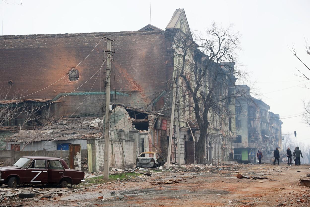Imagini cu distrugerile din Mariupol, Sursă foto: Profimedia