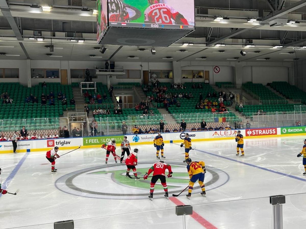 România a fost învinsă de Ungaria cu 4-2 în ultimul meci de la CM de hochei, sursă foto: Obervator