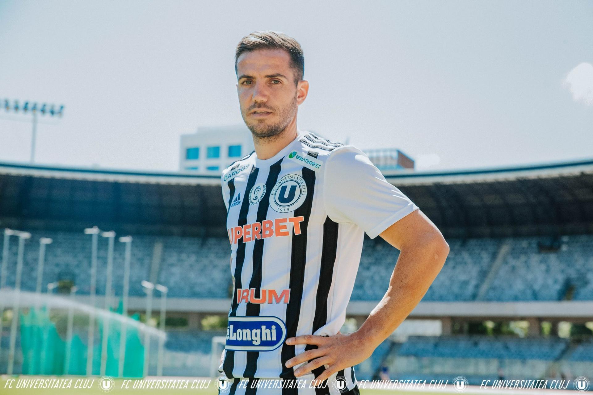 Alex Chipciu la U Cluj / Foto: Facebook U Cluj
