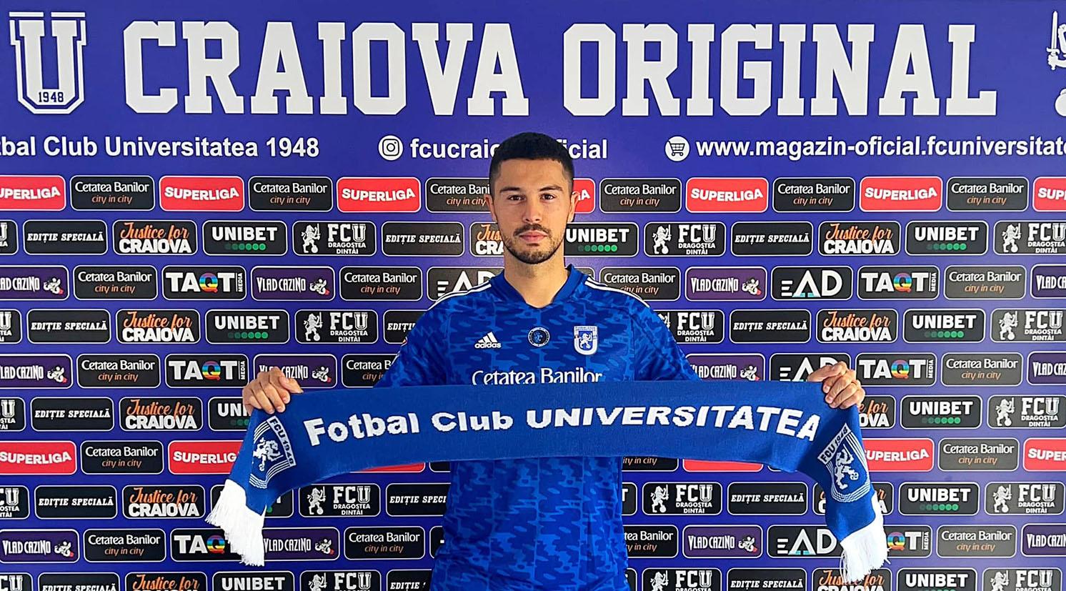 FC U Craiova 1948 este a cincea echipă din România la care joacă Gabi Iancu, după Viitorul / Farul, FCSB, FC Voluntari și Dunărea Călărași