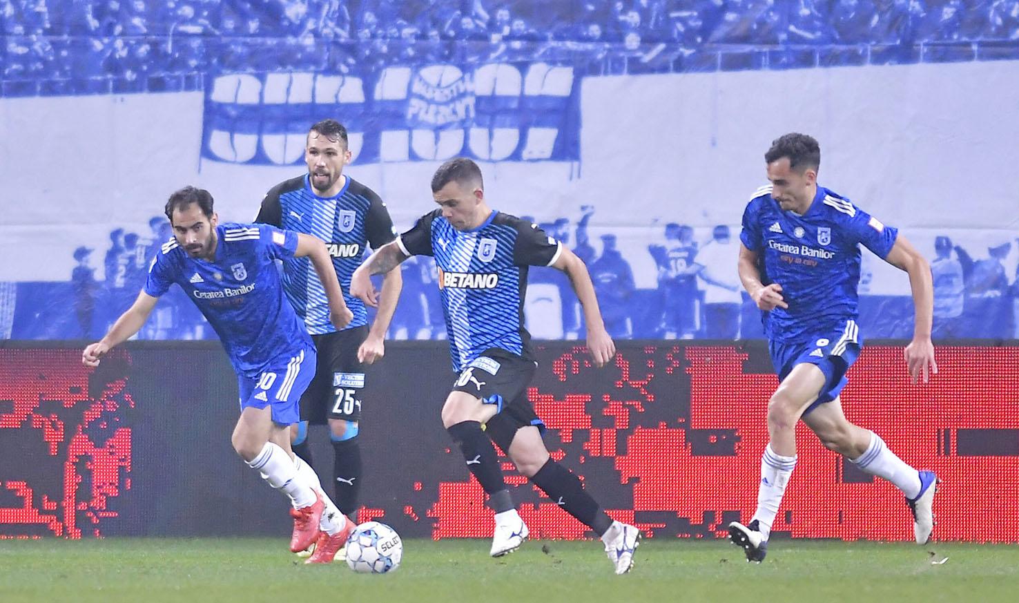 În sezonul trecut, Universitatea Craiova a învins FC U Craiova 1948 cu 2-0, atât în tur, cât și în retur
