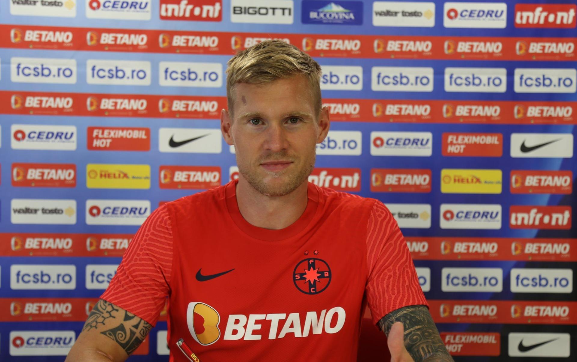 Joonas Tamm / Sursă foto: FCSB Facebook