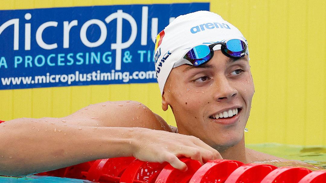 David Popovici s-a calificat în finala europeană la 100 m cu timpul de 46,98, nou record european, performanță mai slabă cu 7 sutimi decât recordul mondial