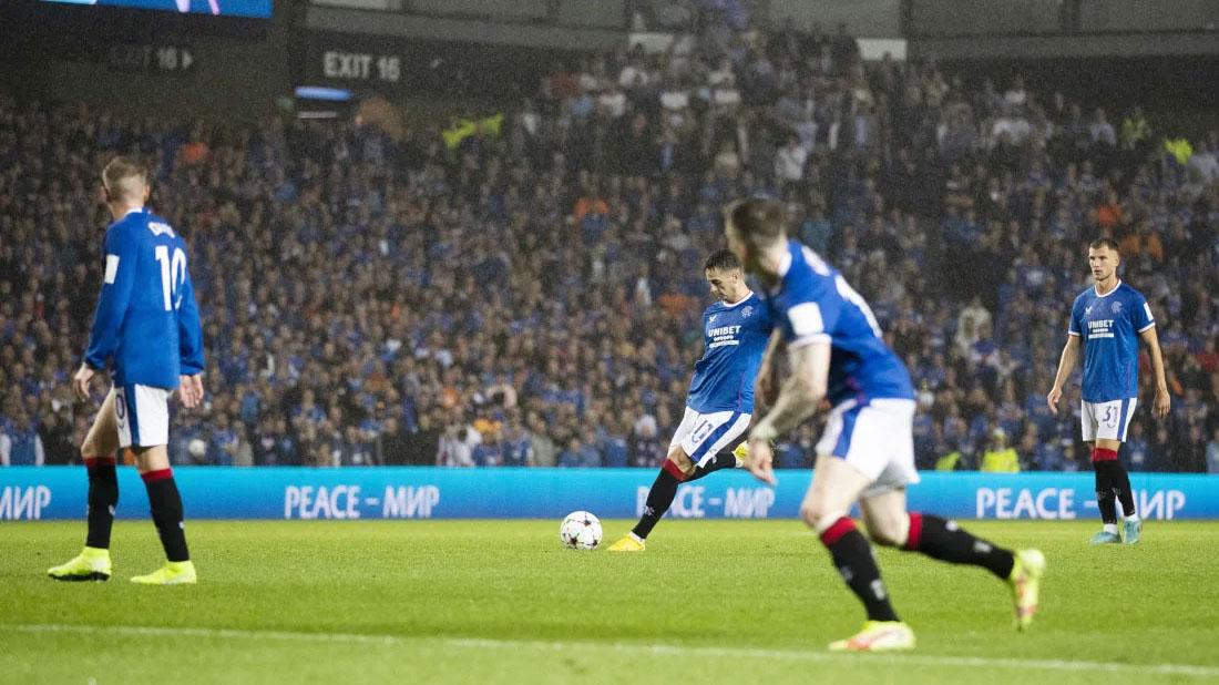 Tom Lawrence a adus Rangers FC în avantaj în minutul 70, dar PSV a egalat în minutul 78
