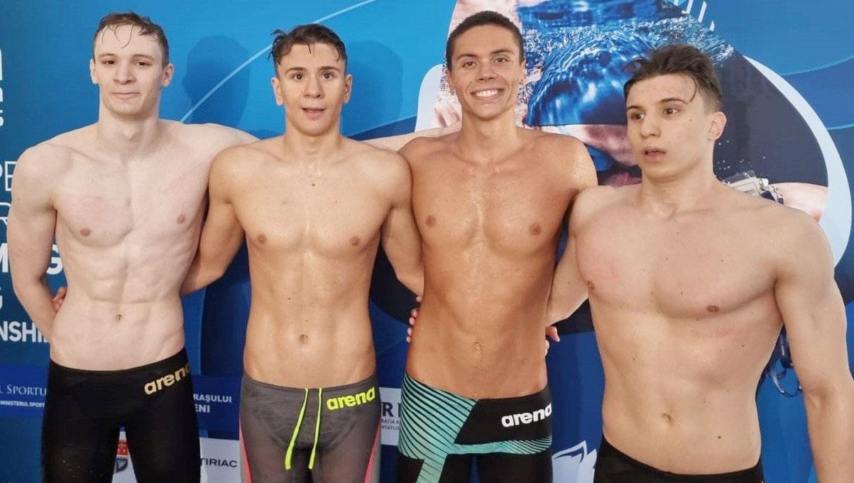 David Popovici, Alexandru Constantinescu, Ștefan Cozma și Patrick Sebastian Dinu vor înota, la noapte, pentru aurul mondial în ștafeta de 4×100 m