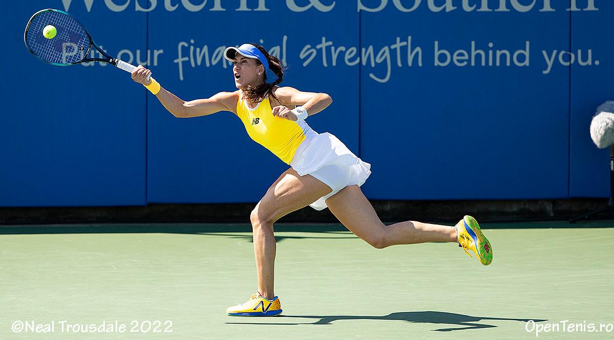 Sorana Cîrstea și-a egalat performanța din 2021 de la US Open, când s-a calificat în Turul 2, unde a fost învinsă de americanca Shelby Rogers cu 5-7, 2-6