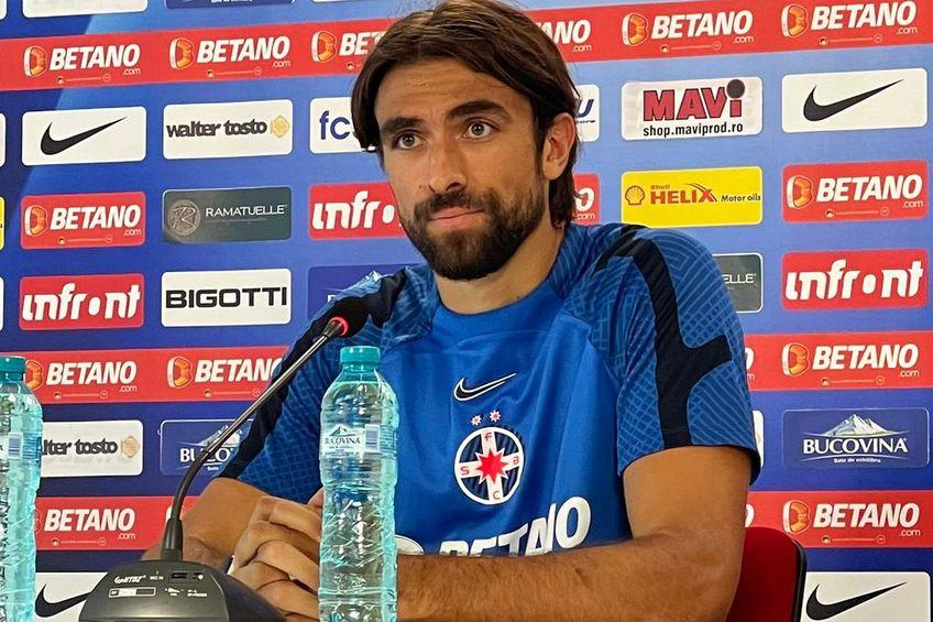 Andrea Compagno, FCSB/ Foto: Captură GSP