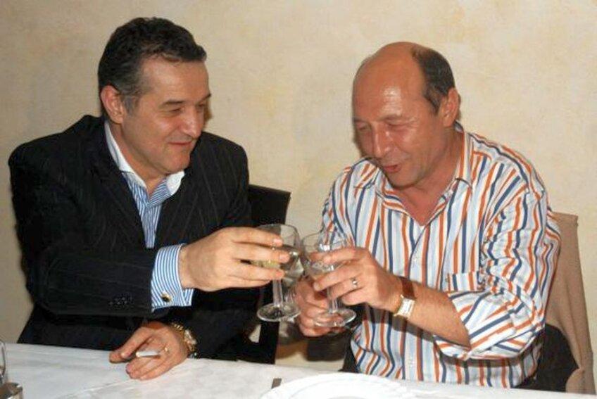 Gigi Becali și Traian Băsescu