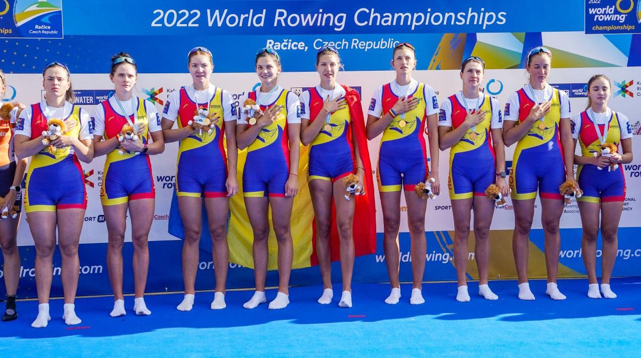 România nu mai câştigase aurul mondial la 8+1 din 2017, când competiția a avut loc la Sarasota (Florida)