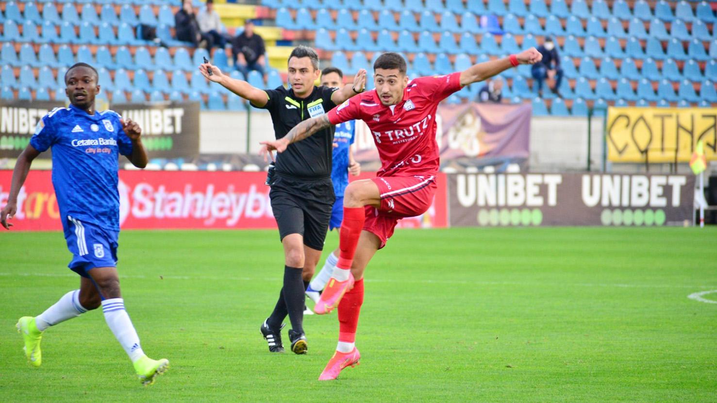 Eduard Florescu a jucat cinci meciuri în acest sezon pentru FC Botoșani, marcând doup goluri, dintre care unul din penalty