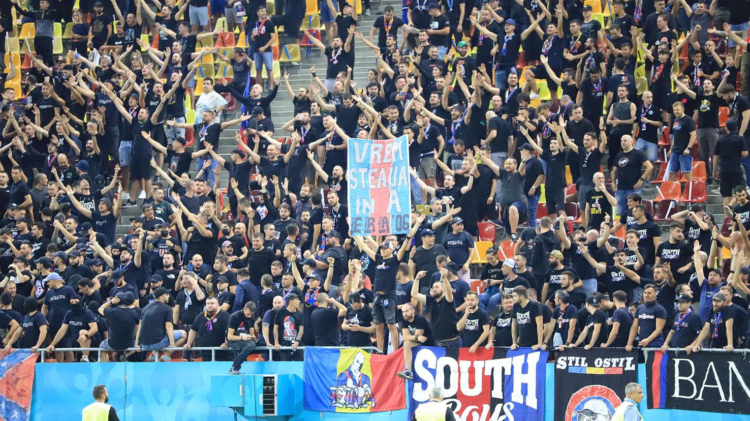 Steaua nu are voi să joace 4 meciuri pe teren propriu, după incidentele provocate de fani la meciul cu Dinamo din Liga 2