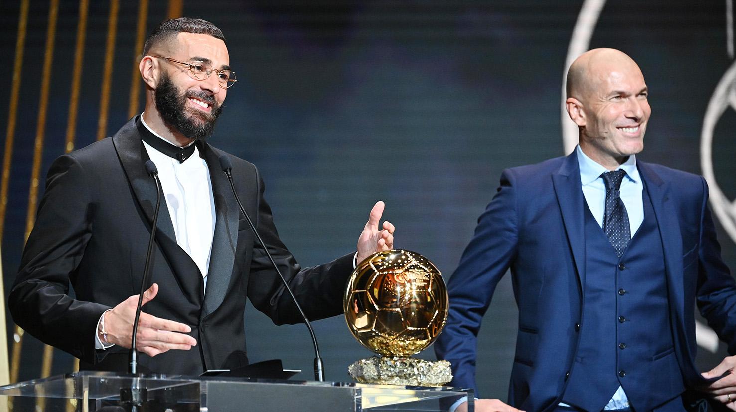 Karim Benzema a devenit cel mai în vârstă câştigător din ultimii 66 de ani și primul francez după 1998, când trofeul a revenit lui Zinedine Zidane