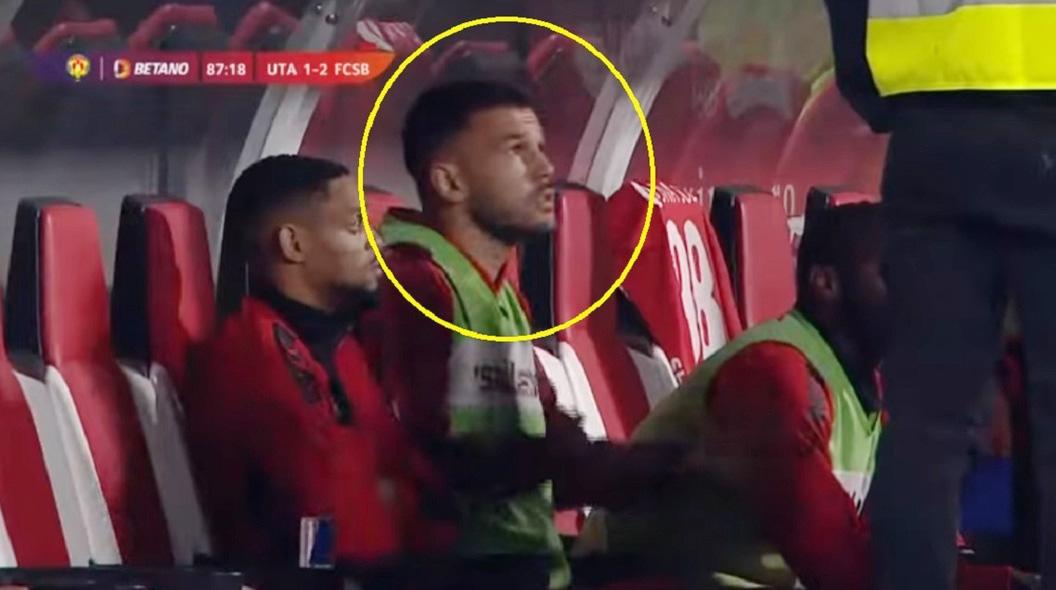 Fundașul Andrei Chindiș, de la UTA, a fost criticat dur de Basarab Panduru pentru că l-a sfidat pe arbitrul Adrian Croitoru, la cinci minute după ce Rachid Bouhenna fusese eliminat din același motiv