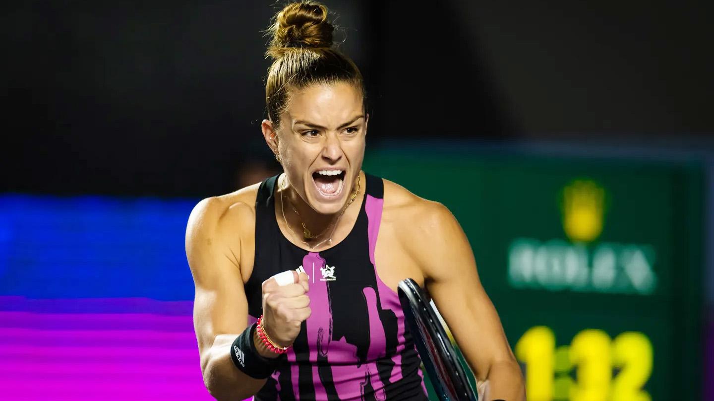 Maria Sakkari va juca pentru a doua oară la Turneul Campioanelor, după ce în 2021 a fost învinsă în semifinale de estona Anett Kontaveit, cu 1-6, 6-3, 3-6