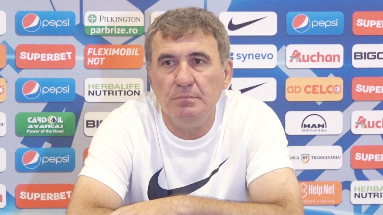 Gheorghe Hagi nu se va baza pe serviciile lui Denis Alibec în etapa viitoare, în deplasare, cu Sepsi, jucătorul urmând să fie suspendat după al patrulea avertisment stagional