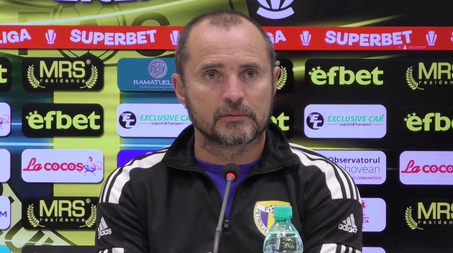 Antrenorul Nicolae Constantin amenință că pleacă, fiind nemulțumit de condițiile de pregătire pe care le are Petrolul