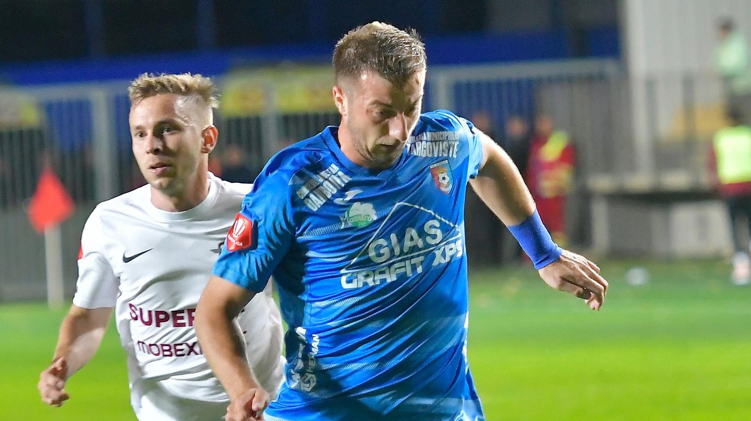 Daniel Popa a jucat în 15 dintre cele 16 meciuri ale Chindiei în Superligă, marcând de 4 ori