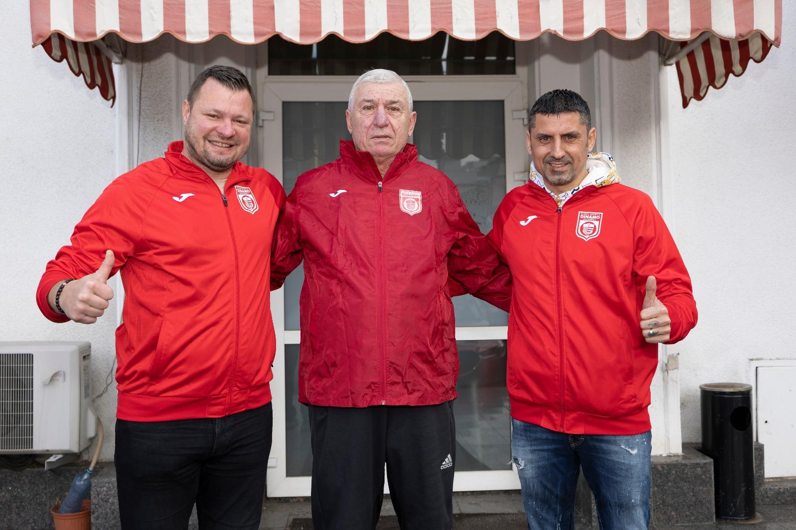 Marius Niculae, Dumitru Moraru și Ionel Dănciulescu / Foto: Facebook CS Dinamo